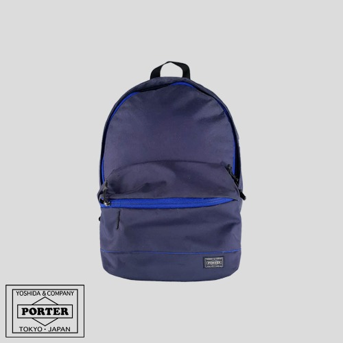 PORTER GIRL Yoshida Porter Navy Purple One Pocket Backpack Backpack